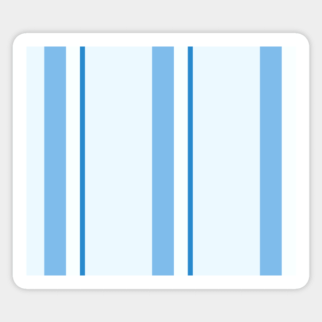 Strips - blue and white. Sticker by kerens